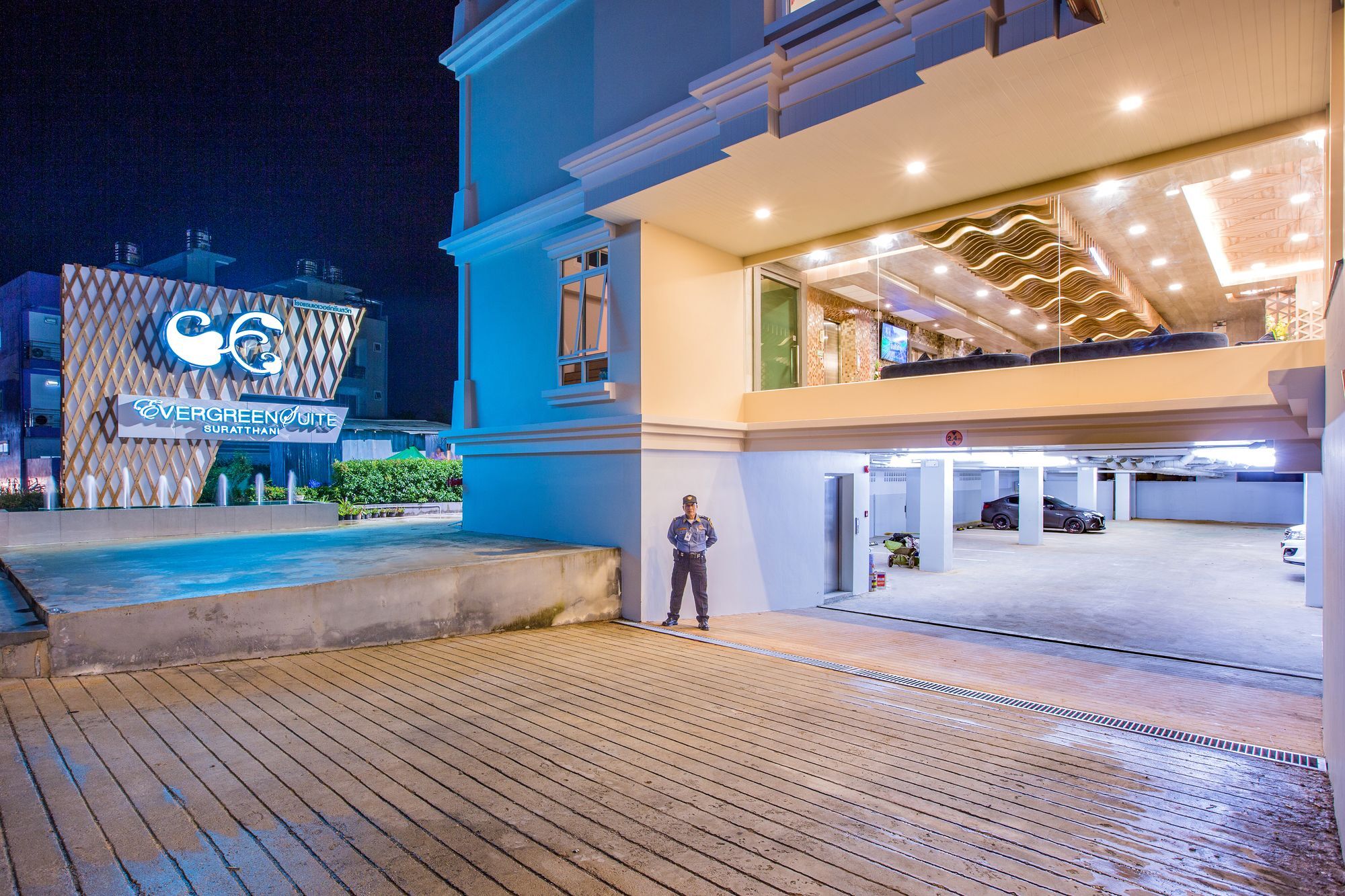 Evergreen Suite Hotel Surat Thani Exterior foto